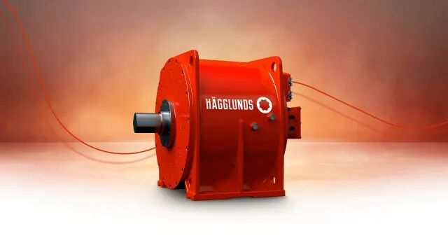 Close-up of Hägglunds Thunder motor.