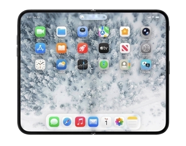 苹果首款折叠屏！iPhone Fold预计9月发布：12月才能出货