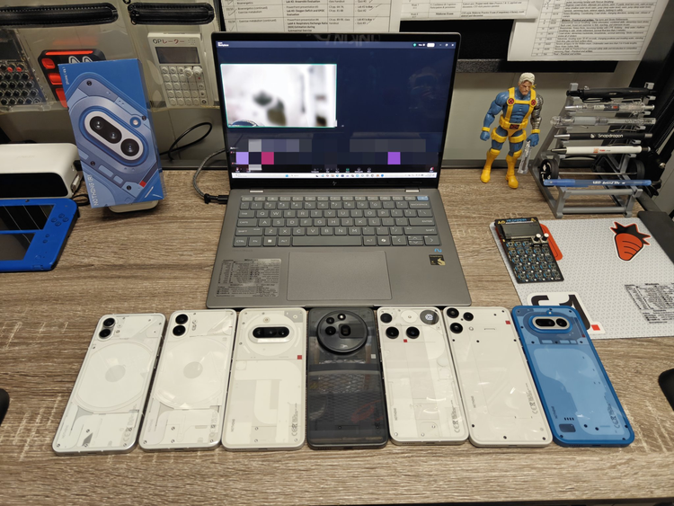 历代 Nothing Phone 设计 图源：X