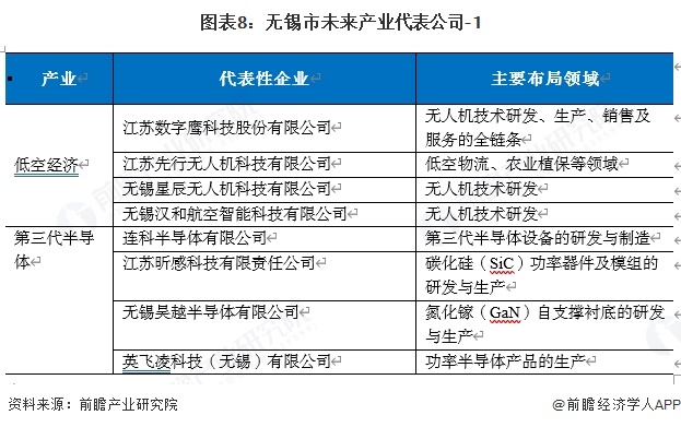 图表8：无锡市未来产业代表公司-1
