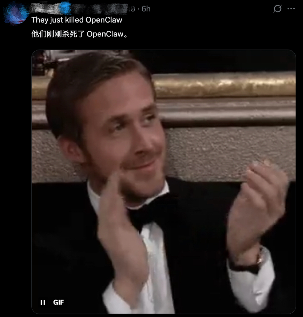 Claude刚刚杀死了OpenClaw！