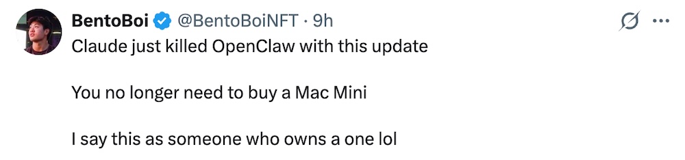 Anthropic上线“龙虾杀手”！网友：刚买的Mac Mini要闲置了