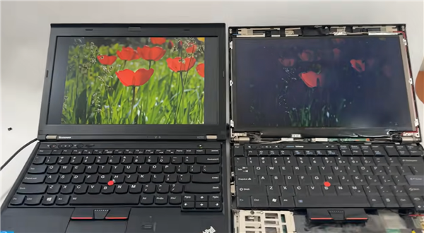 100多元让14岁老笔记本重生！ThinkPad换上IPS屏：视觉体验判若两机