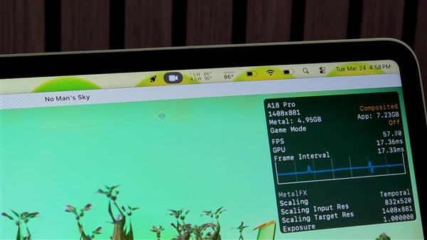苹果MacBook Neo散热实在太差：加一块铜片 游戏性能直接翻倍！