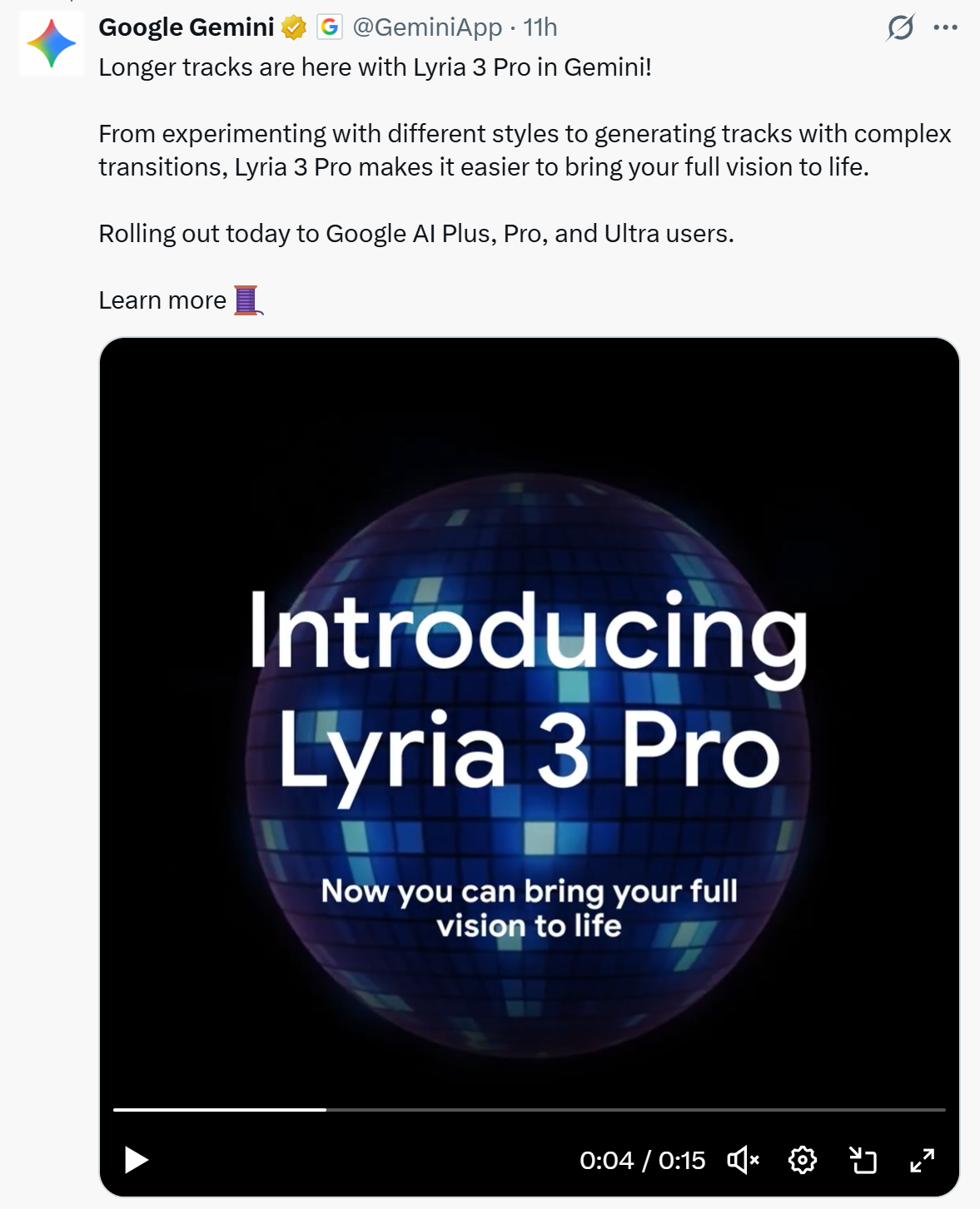 谷歌杀入AI音乐牌桌！实测一键生成3分钟歌曲，可精细控制段落