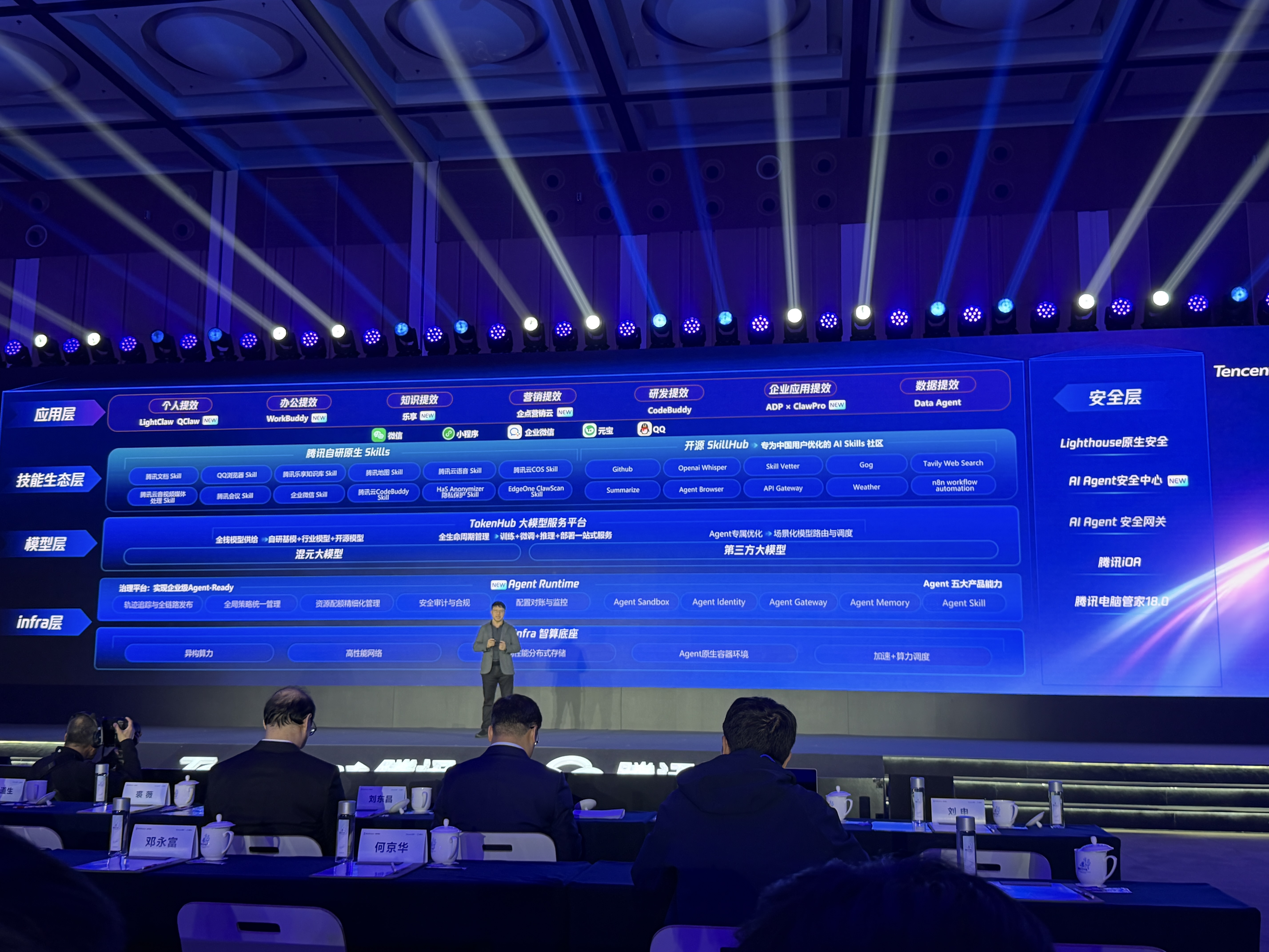 腾讯智能体全景图亮相，汤道生解密打造AI应用四板斧
