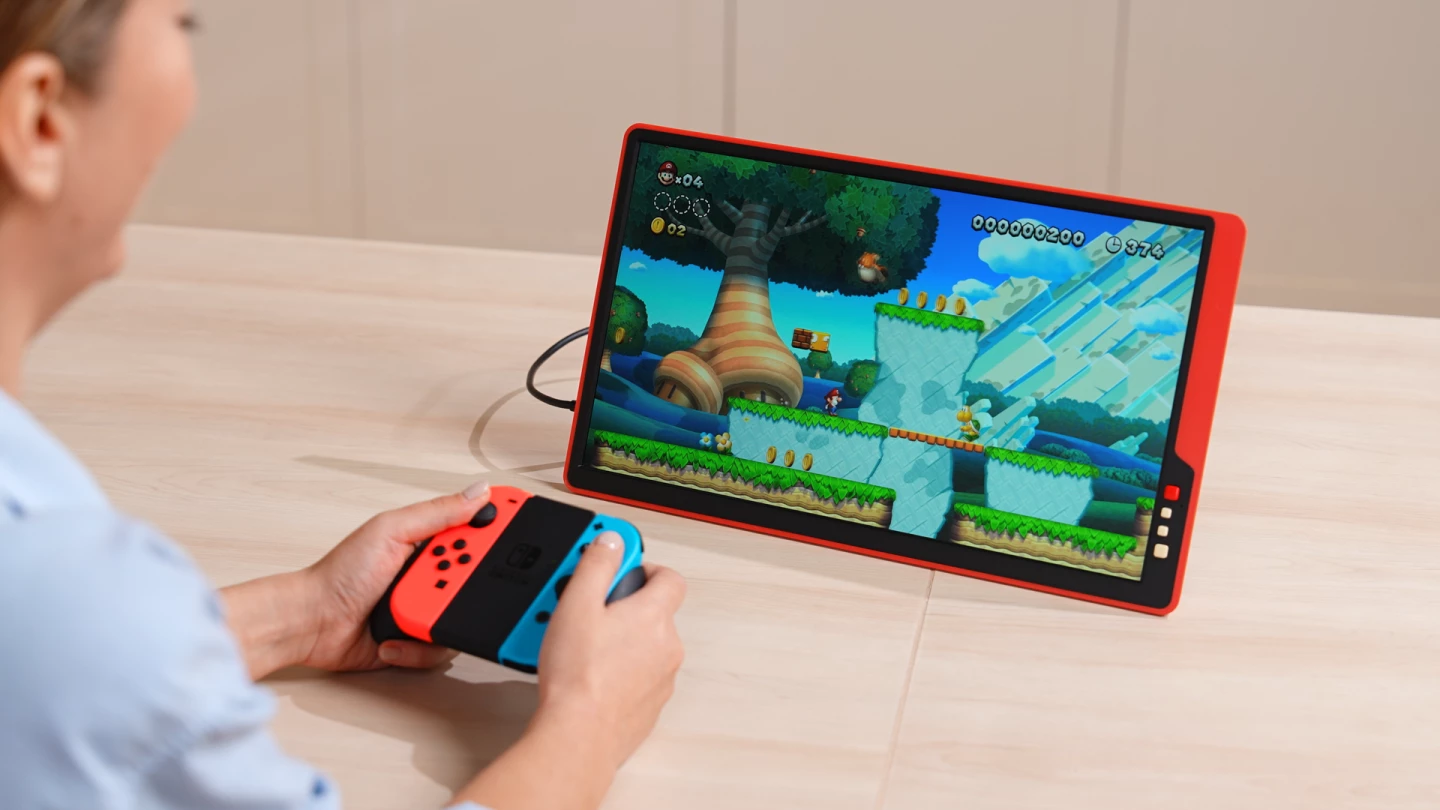 The HDMI link allows for using the screen for game consoles and for streaming services that don't support wireless networks