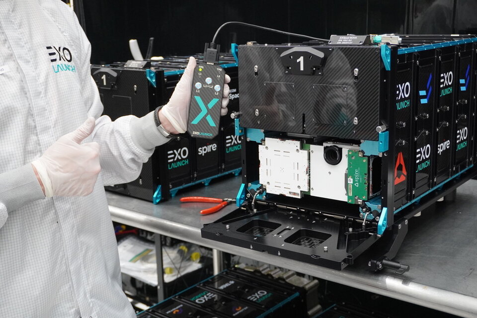 Mission SaaS CubeSat integrated with its deployment system