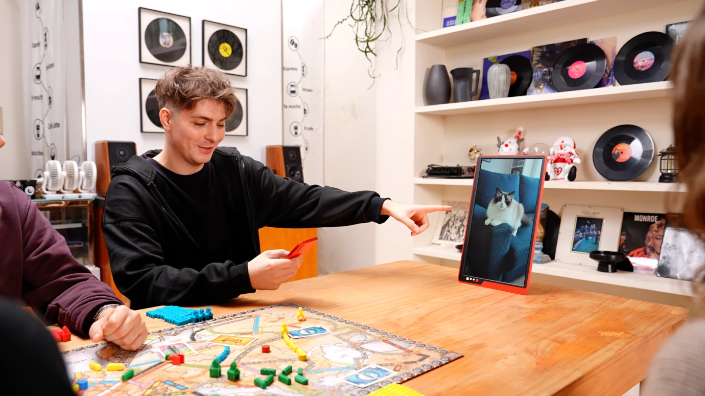 The team sharing photos of Chief Meow Officer Lala