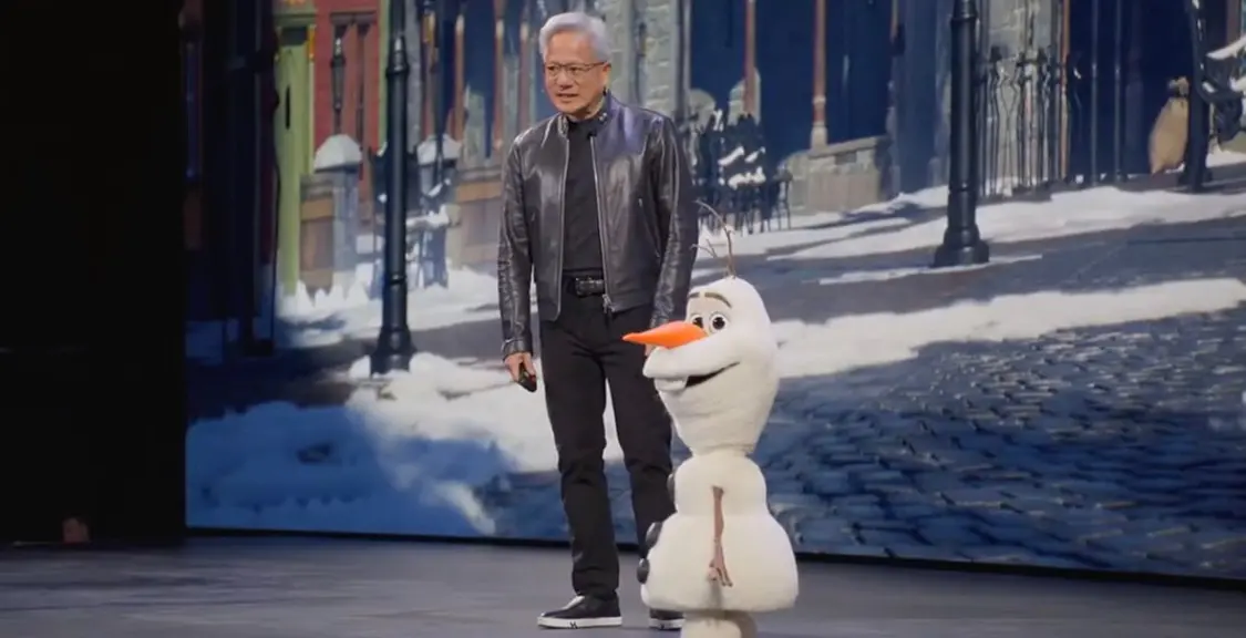 机器人雪宝使用了宇树科技的部件