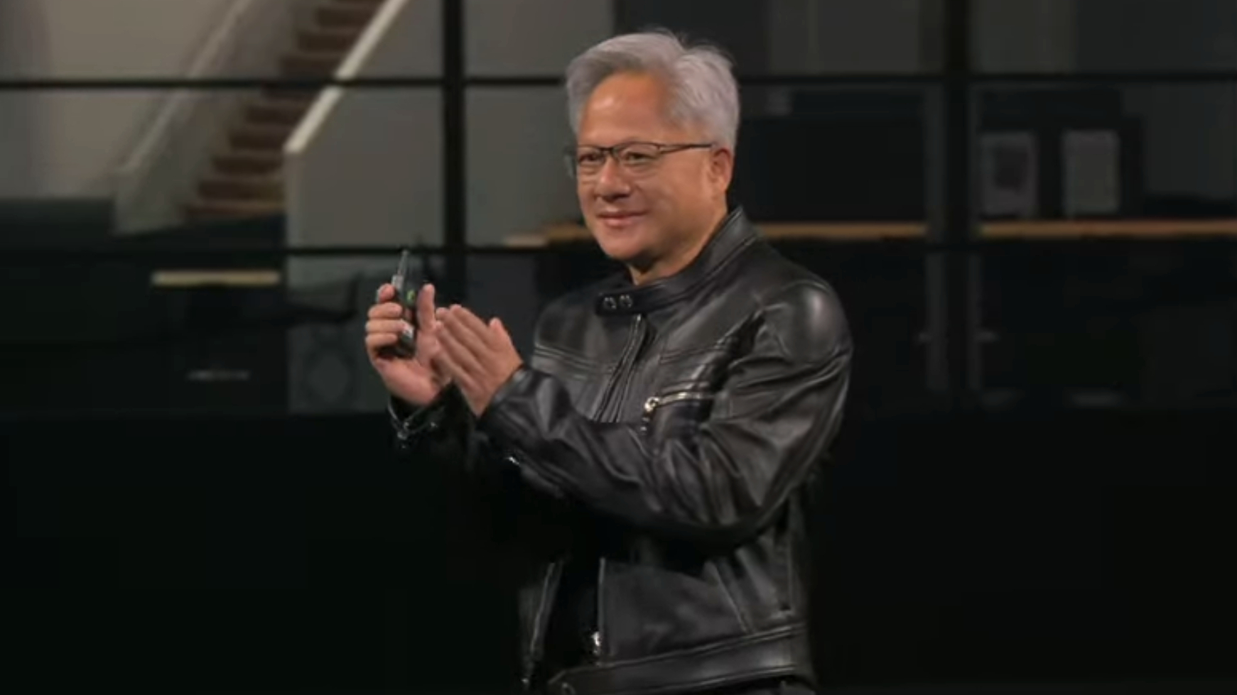 Nvidia CEO Jensen Huang at Computex 2025