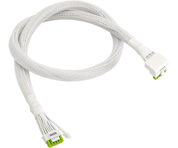 华擎推新款L型供电线 自带NTC温控传感器：绿白配辨识度拉满