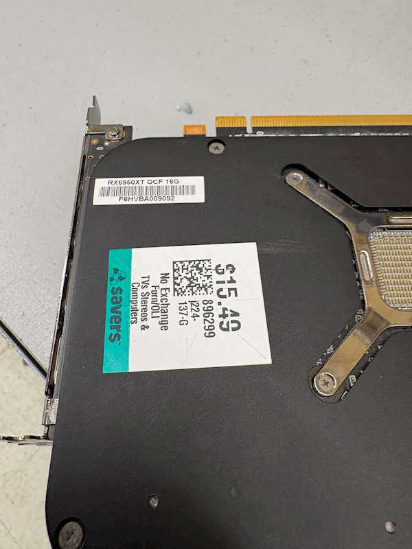 只要100块钱！无敌幸运淘到绝版的AMD RX 6950 XT旗舰显卡