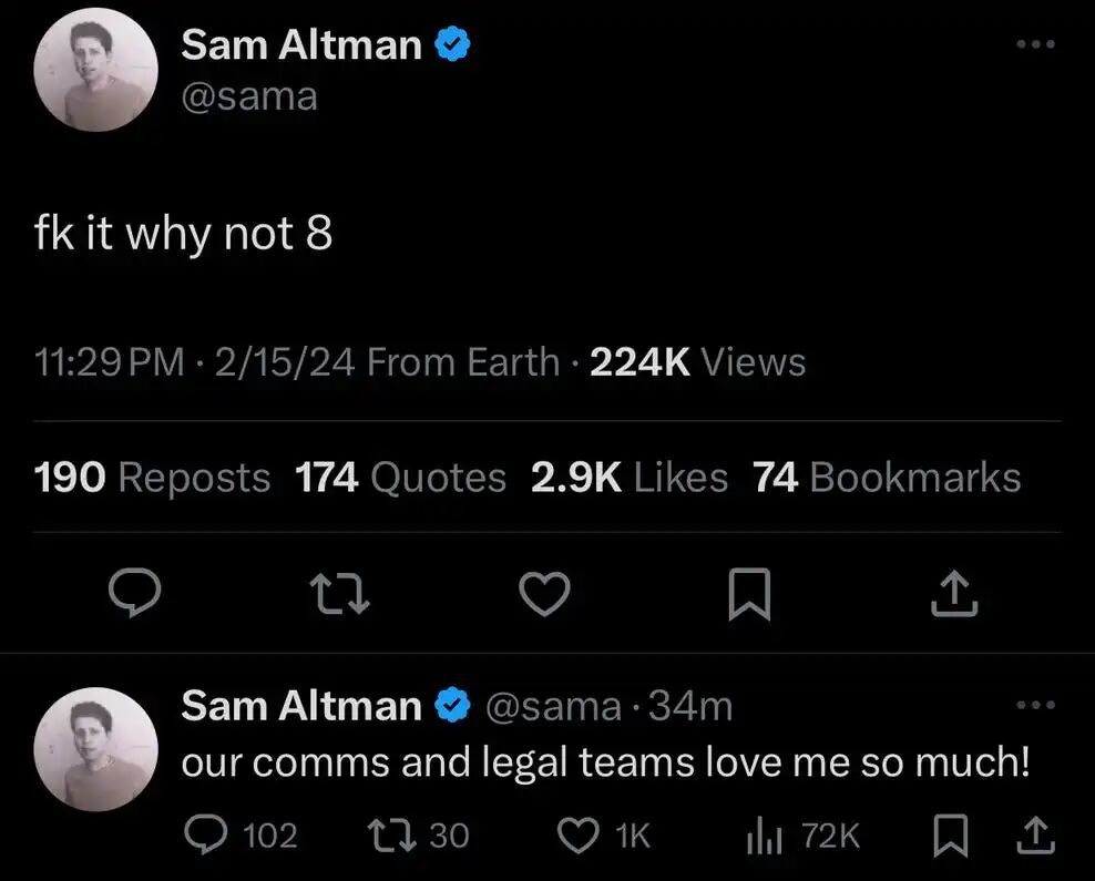 OpenAI Generates Videos & Trillion-Dollar Headlines...January VC Funding Not  Exactly A Bounce Back...Benchmark in the VC Directory