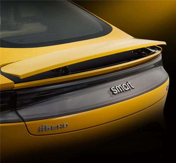 小米SU7的竞品+1！smart精灵6号内饰官图公布：浓郁奔驰味