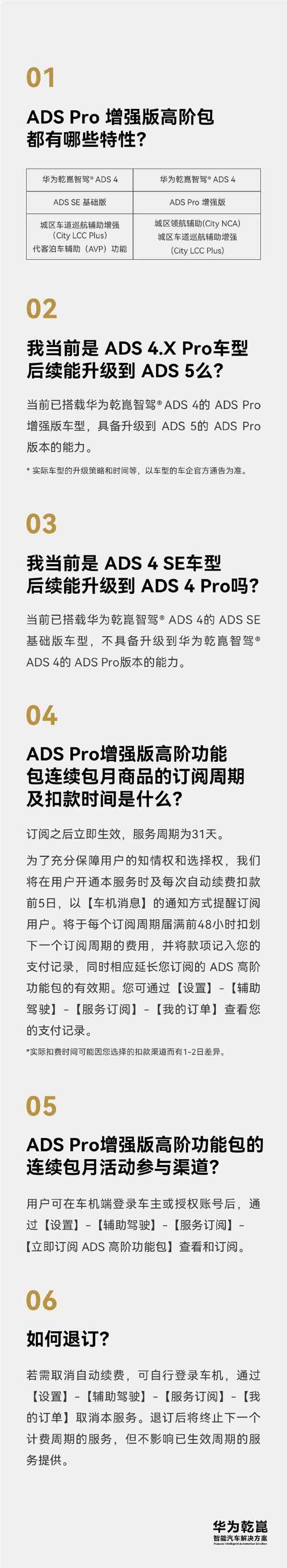华为乾崑智驾ADS Pro增强版高阶功能包限时优惠：最高省6000元