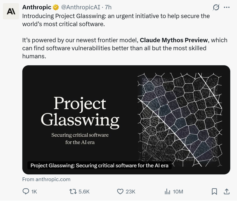 Claude Mythos：我太强了，强到不敢让你们用