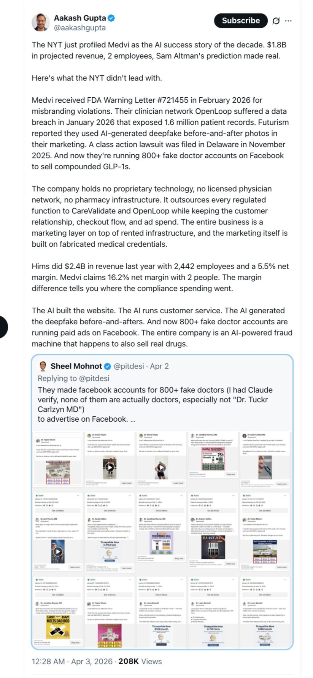 大翻车！“世界首个10亿美元一人公司”被打脸