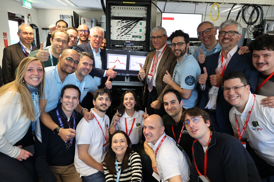 ESA’s Celeste broadcasts first navigation signal