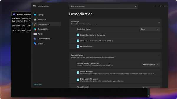 Windows Terminal大变样！微软公布全新界面：自动保存成默认