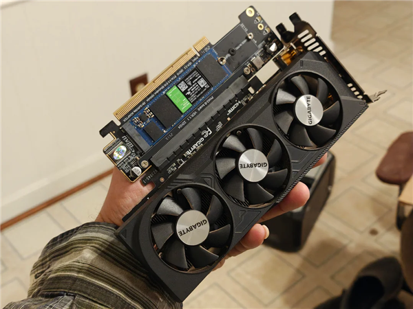 只需100多元的转接卡：半高显卡变全高 还能插两块M.2！