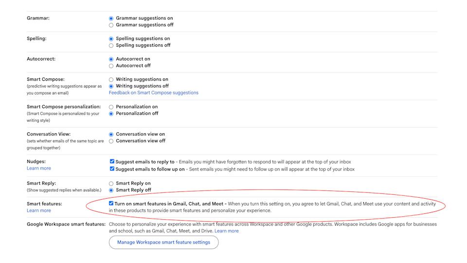 From the "General" tab of Gmail's settings menu, look for the Smart features checkbox. 