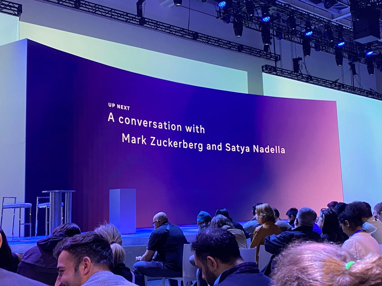 No word on how late we're running, at the moment.