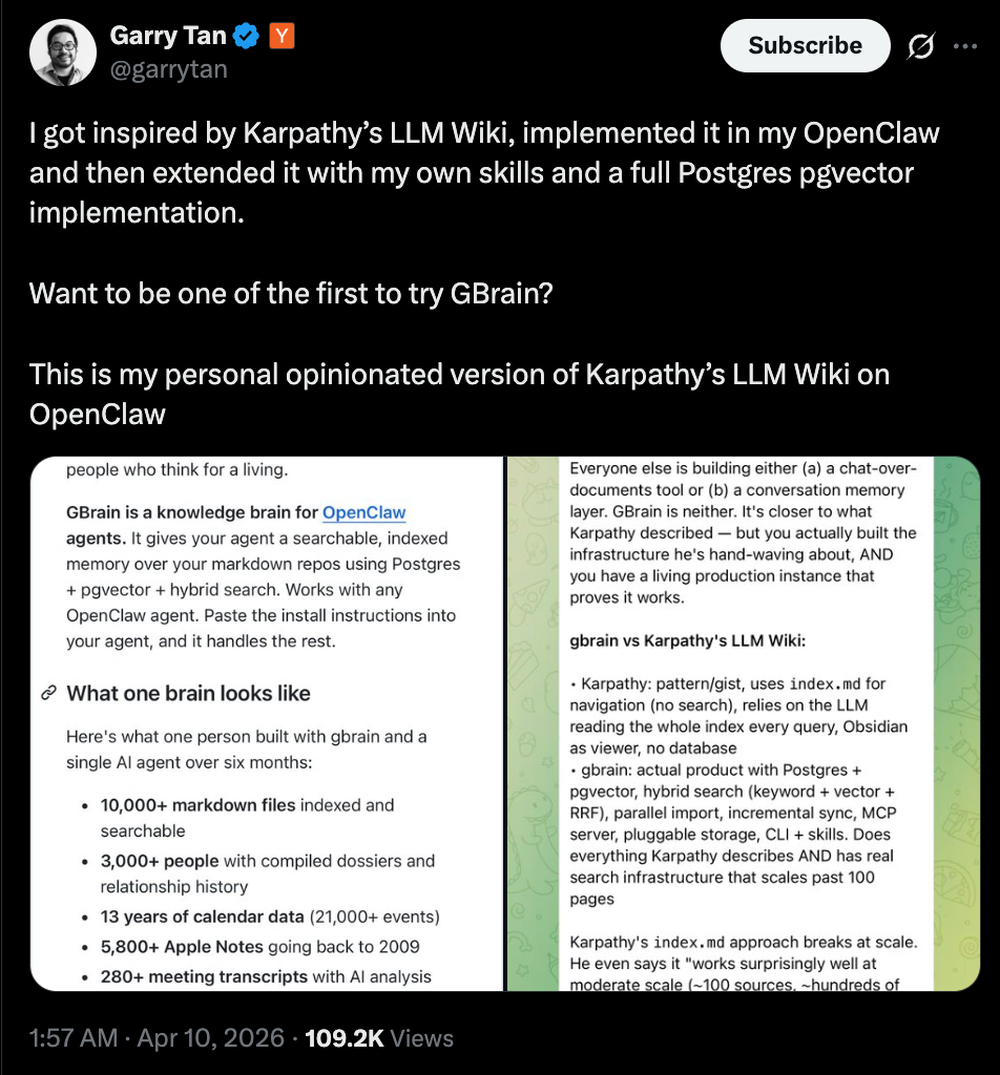 狂揽7.1k Stars！武装你的龙虾和“爱马仕”，YC总裁开源AI记忆外挂