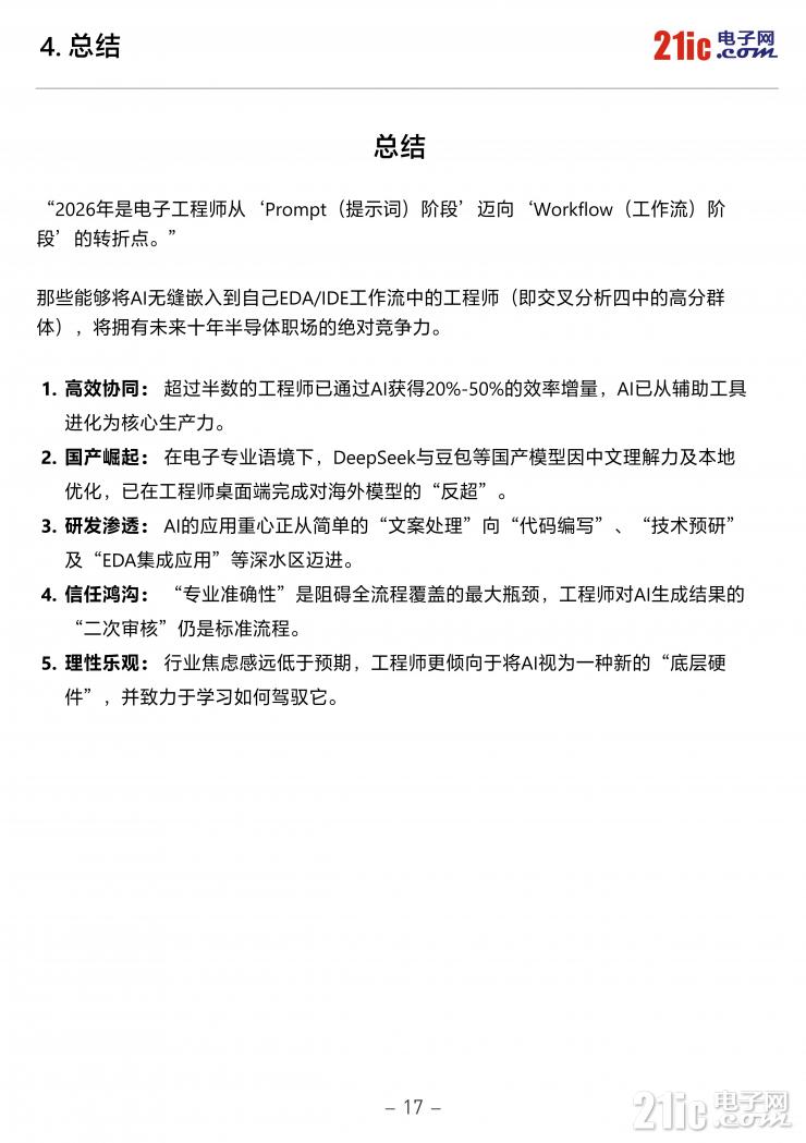 独家！《2026中国电子工程师AI应用现状白皮书》重磅发布