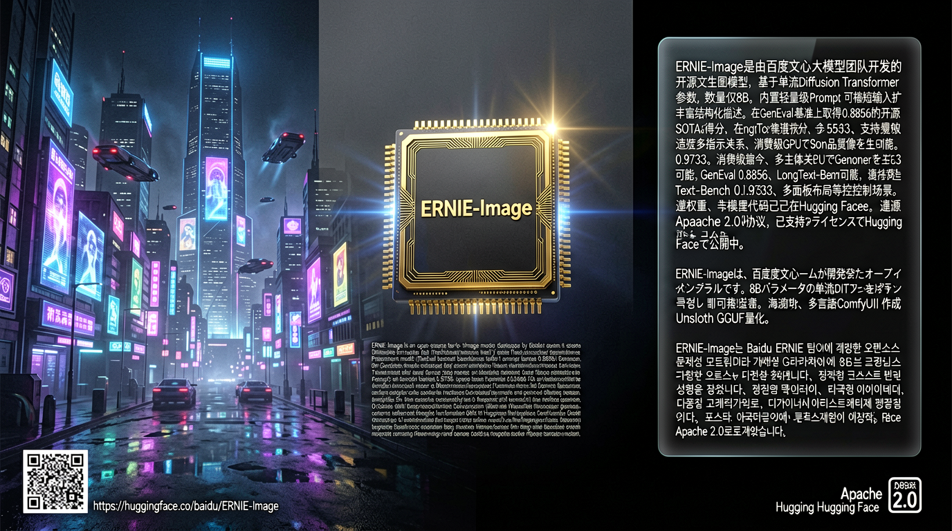 百度又开源！消费级GPU可跑，文字渲染能力对标Nano Banana