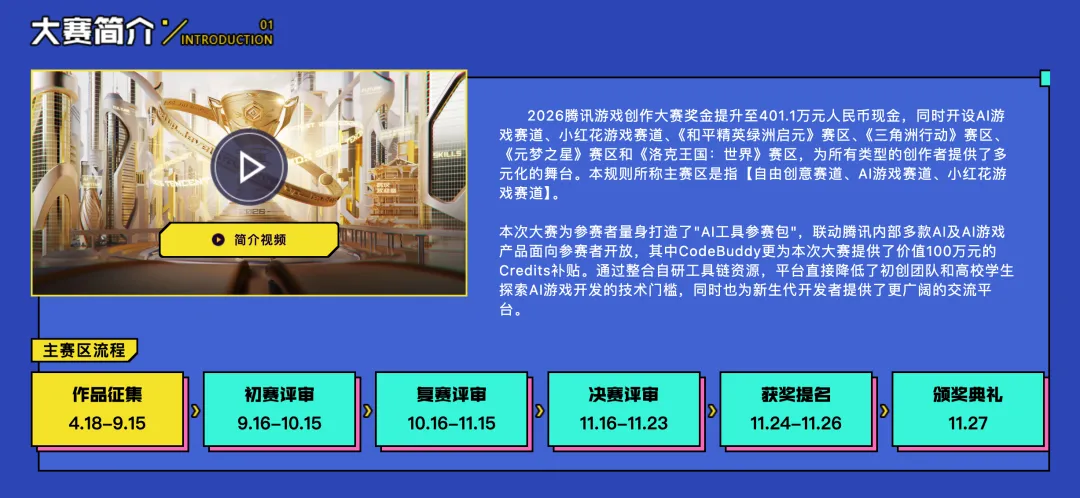 2026腾讯全球游戏创作大赛