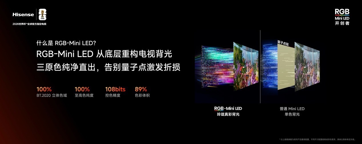 海信小墨E5S系列发布，RGB-Mini LED迈入全民普及时代
