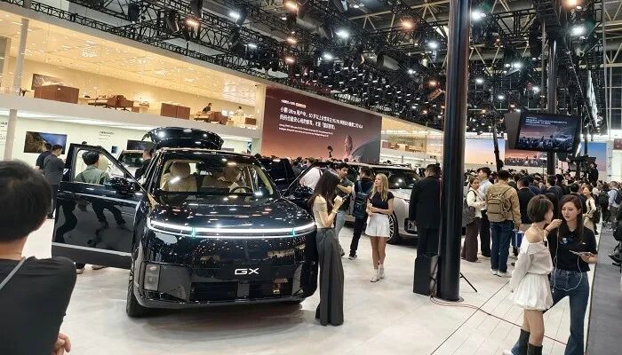 小鹏GX在4月15日开启预售 图片来源：界面新闻记者 刘泽然
