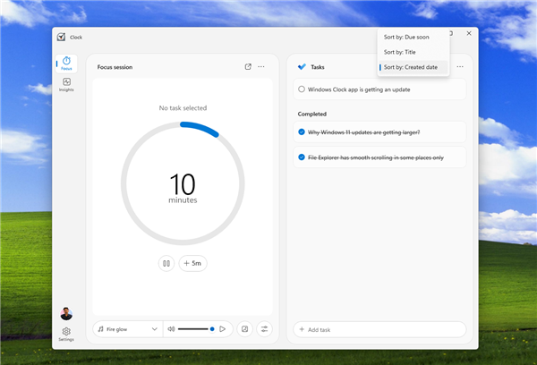 Win11时钟App彻底改版！加入AI、感知走神并自动暂停计时