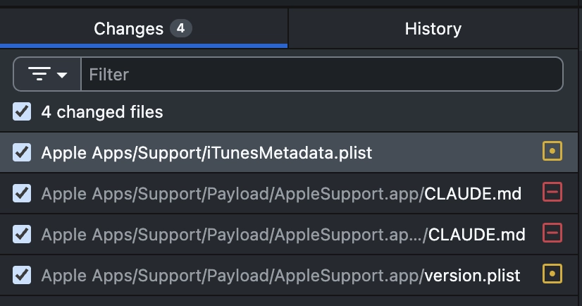 苹果官方 App 误打包了 Claude.md,原来也在用 Vibe Coding