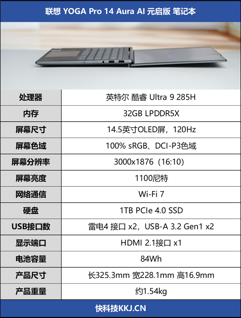 开箱即用+关机也能干活！联想YOGA Pro 14 Aura AI元启版笔记本评测：天禧Claw让笔记本长了“手和脚”