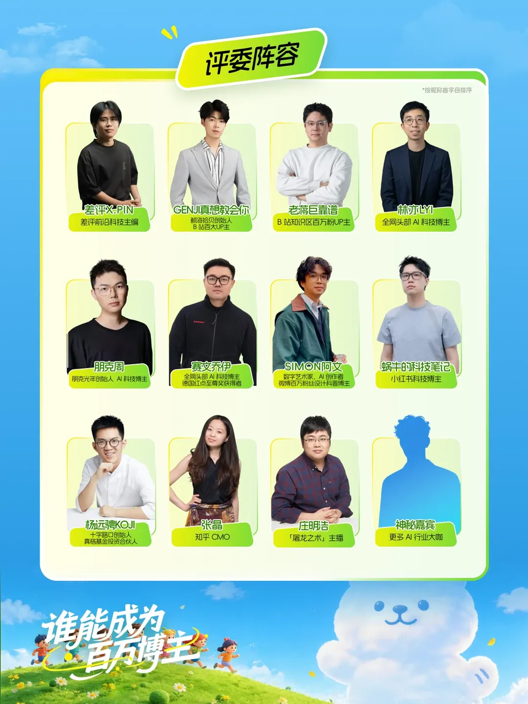 谁能成为百万博主第一赛季