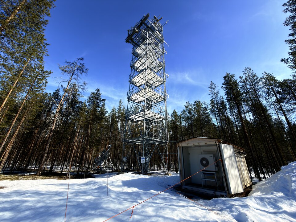 Observation tower at Sodankylä