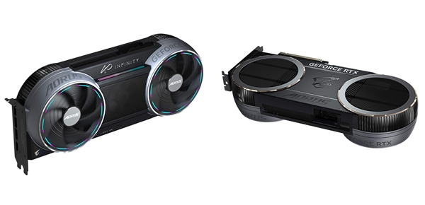 技嘉AORUS RTX 5090 INFINITY发布:双风扇藏着第三把风扇 出厂超频327MHz