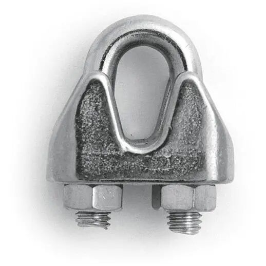 SS Bulldog Clips Wire Rope Grips Stainless Steel 3 - 8mm<br/> – Marine Supplies Direct