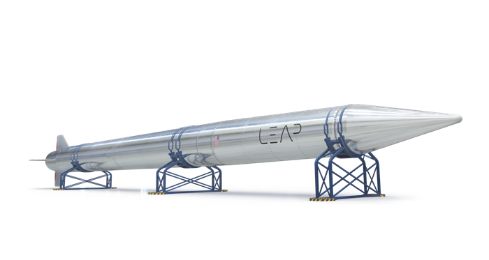 LEAP Launches Bullfrog Space Vehicle Demonstrating Space Logistics and Global Mobility