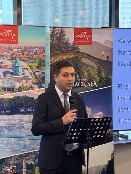 土耳其驻华大使馆文化旅游参赞Ebubekir Kadri BİŞKİNLER（柯达瑞）致辞