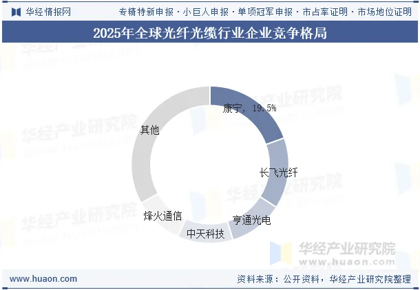2025年全球光纤光缆行业企业竞争格局
