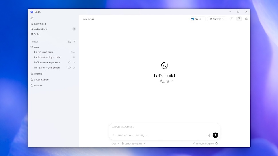 Codex for Windows
