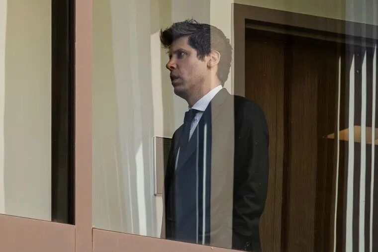 Sam Altman, chief executive officer and co-founder of OpenAI Inc., inside federal court in Oakland, California, US, on Thursday, May 14, 2026