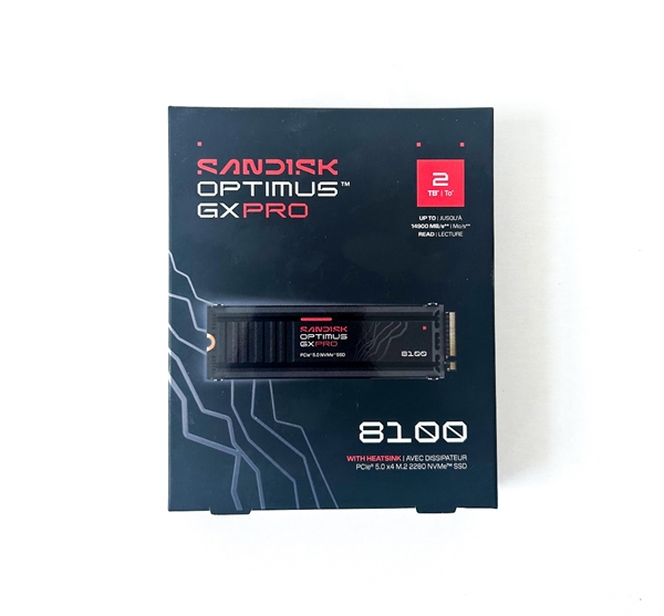 闪迪完美旗舰PCIe 5.0 SSD OPTIMUS GXPRO 8100 2TB实测:极速14.9GB/s、温度有惊喜