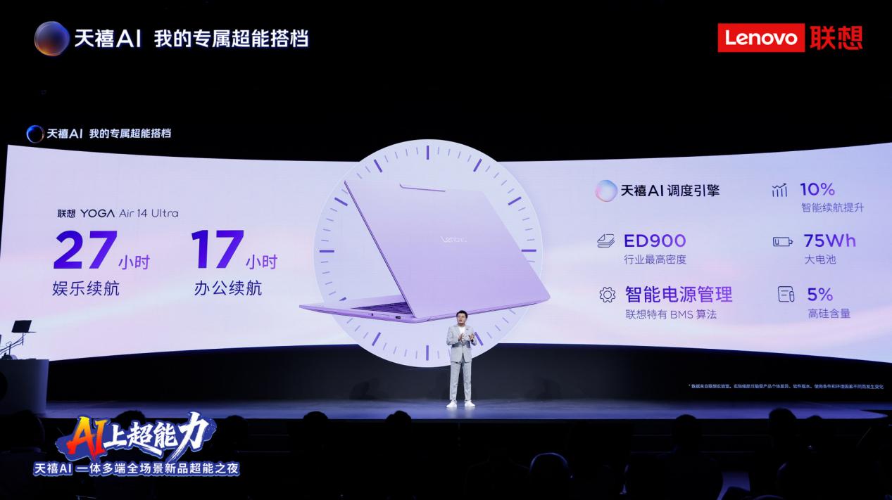 联想YOGA Air 14 Ultra正式发布，整机重量975克打造“不妥协的轻”全能体验