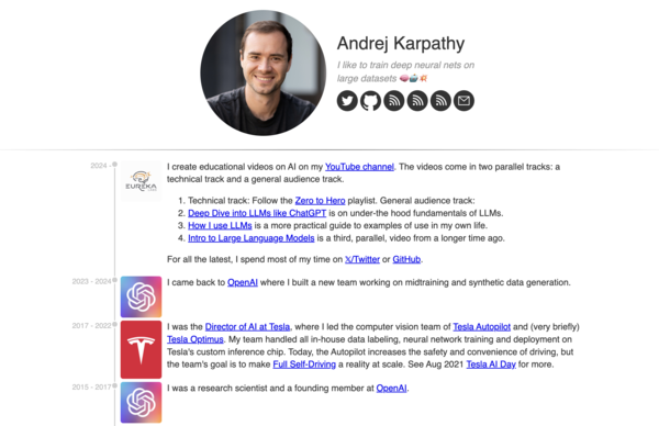 Andrej Karpathy经历 Andrej Karpathy经历