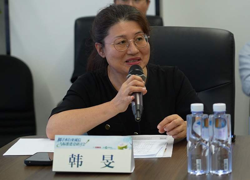 椰树集团技术处处长韩旻。张春昱 摄