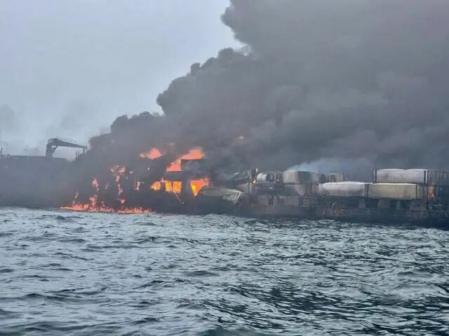 r/ShipCrashes - Stena Immaculate and Solong Collision
